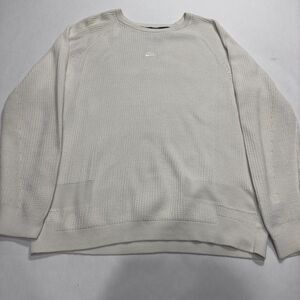 Nike NSW Tech Pack Long Sleeve Knit Top Sweater ‘White’ Size Large